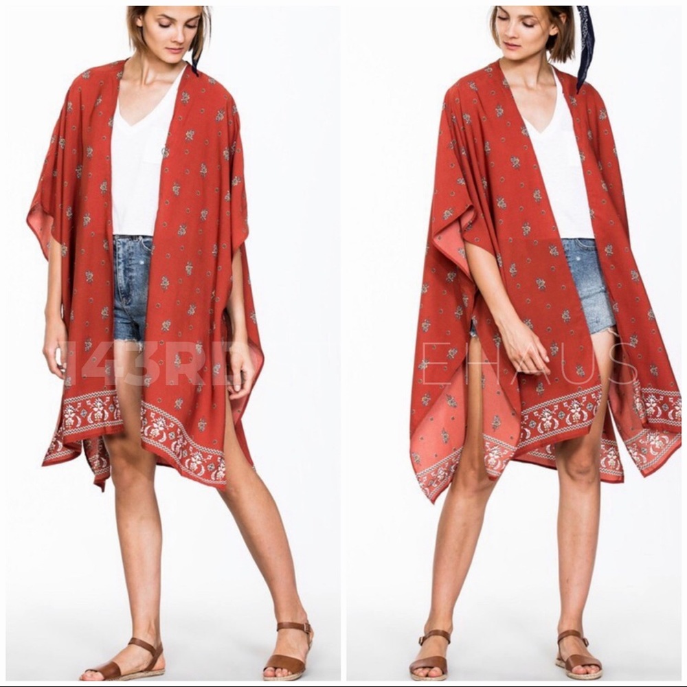 2 PACK | BRICK BOHO KIMONO